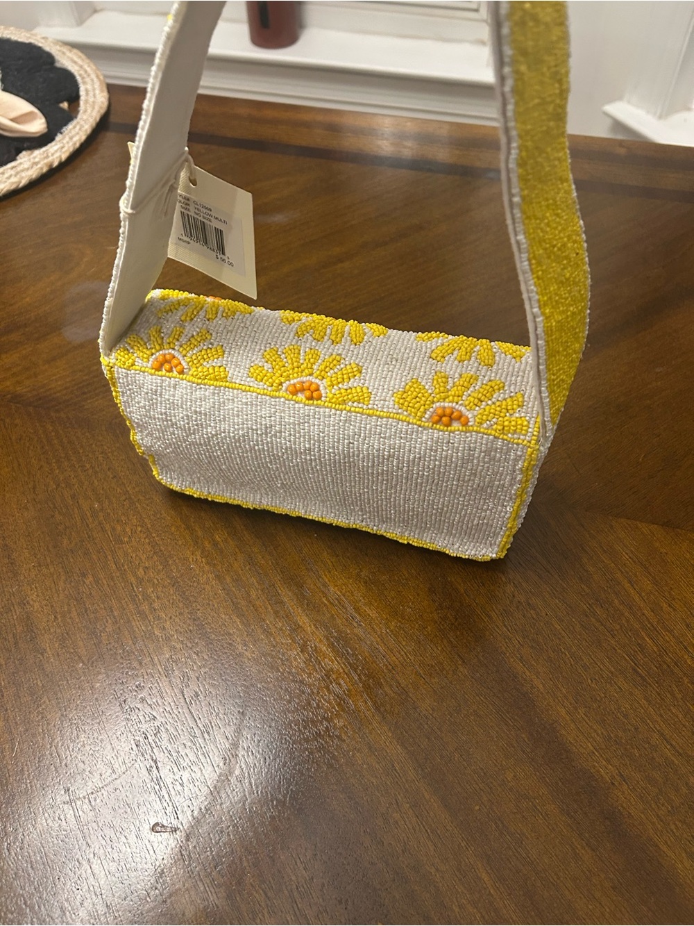 NWT SOL and MER Daisy 🌼 beaded handbag. - Picture 14 of 16